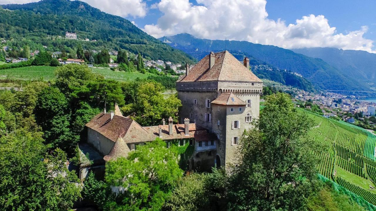 A Castle Spirit Apartment In Chateau Du Chatelard Clarens Zewnętrze zdjęcie
